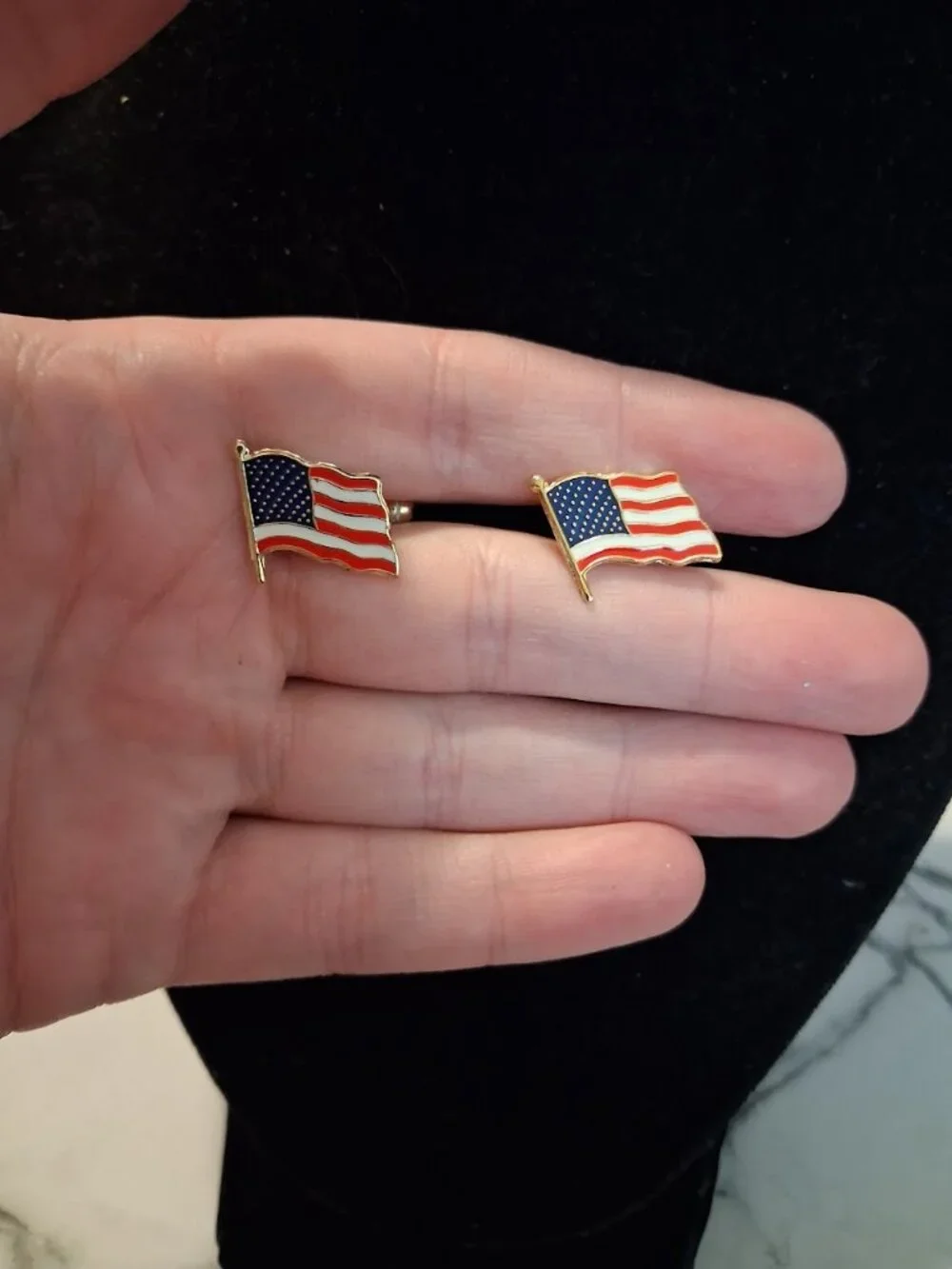 American Flag Cufflinks